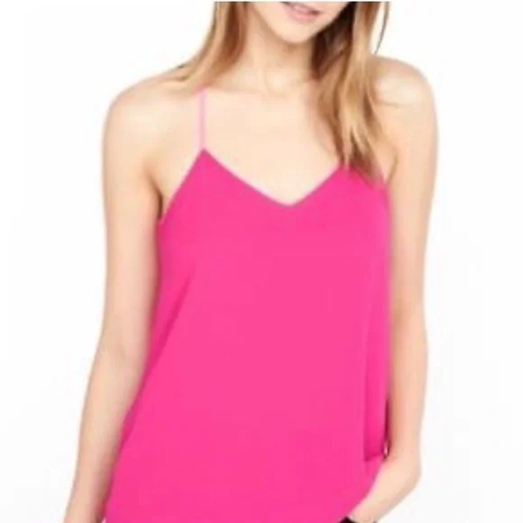 Express Women's Barcelona Reversible Camisole Tank Top Pink Orange Y2K Size M - Picture 13 of 13
